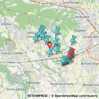 Mappa SP166, 24030 Terno D'isola BG, Italia (1.43421)