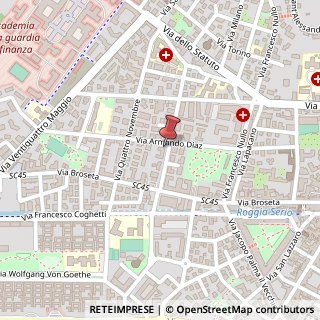 Mappa Via Armando Diaz, 7, 24121 Bergamo, Bergamo (Lombardia)