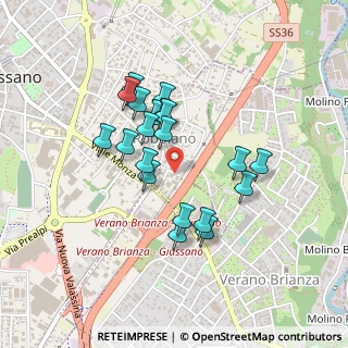 Mappa Via Monte Santo, 20833 Giussano MB, Italia (0.366)