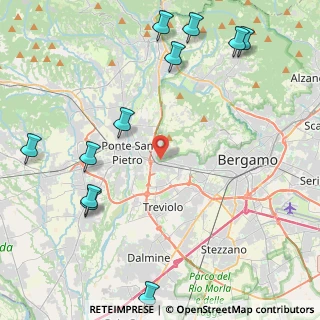 Mappa Via Crocette, 24030 Mozzo BG, Italia (5.71)
