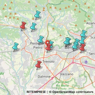 Mappa Via Crocette, 24030 Mozzo BG, Italia (4.20533)