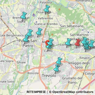 Mappa Via Crocette, 24030 Mozzo BG, Italia (2.294)