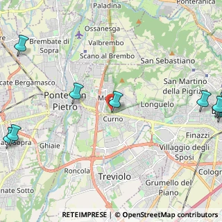 Mappa Via Crocette, 24030 Mozzo BG, Italia (3.59083)