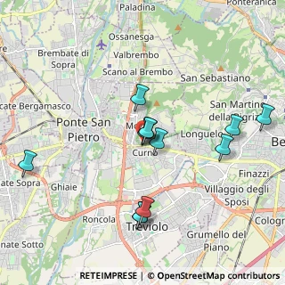 Mappa Via Crocette, 24030 Mozzo BG, Italia (1.81167)
