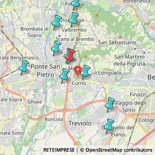 Mappa Via Crocette, 24030 Mozzo BG, Italia (2.12727)