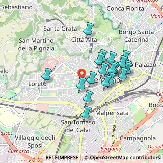 Mappa Via Sant'Antonino, 24122 Bergamo BG, Italia (0.7995)
