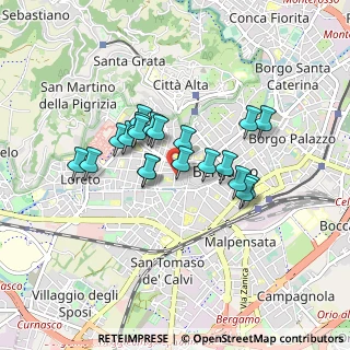 Mappa Via Sant'Antonino, 24122 Bergamo BG, Italia (0.6605)