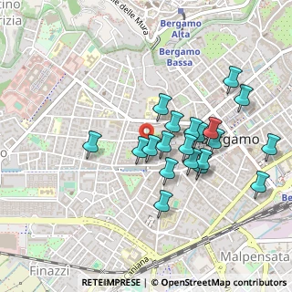 Mappa Via Sant'Antonino, 24122 Bergamo BG, Italia (0.422)
