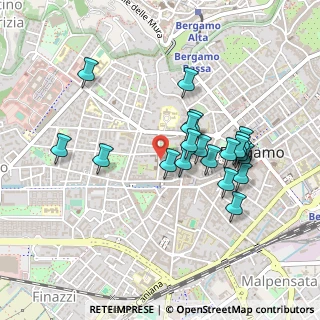 Mappa Via Sant'Antonino, 24122 Bergamo BG, Italia (0.418)