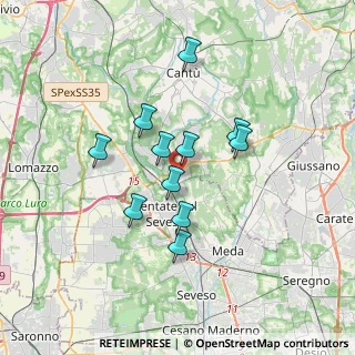 Mappa Via Monte Resegone, 22060 Novedrate CO, Italia (2.79545)