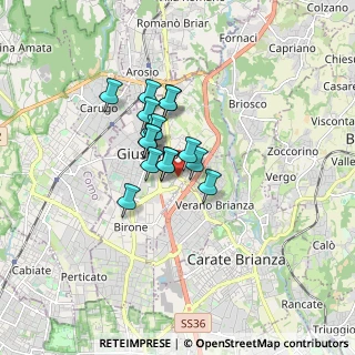 Mappa Viale Monza, 20833 Giussano MB, Italia (1.0425)
