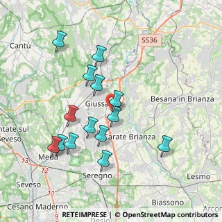 Mappa Viale Monza, 20833 Giussano MB, Italia (3.64286)