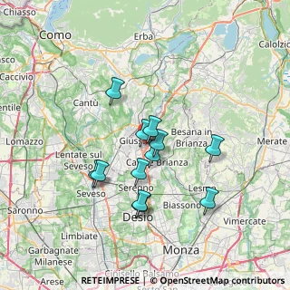 Mappa Viale Monza, 20833 Giussano MB, Italia (5.76417)