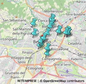 Mappa Viale Papa Giovanni XXIII, 24124 Bergamo BG, Italia (1.30368)