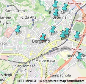 Mappa Viale Papa Giovanni XXIII, 24124 Bergamo BG, Italia (1.08636)