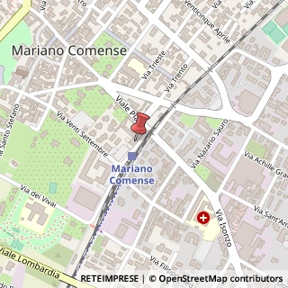 Mappa Via Armando Diaz, 12, 22066 Mariano Comense, Como (Lombardia)