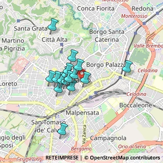 Mappa Largo Porta Nuova, 24121 Bergamo BG, Italia (0.6675)