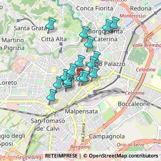 Mappa Largo Porta Nuova, 24121 Bergamo BG, Italia (0.66471)