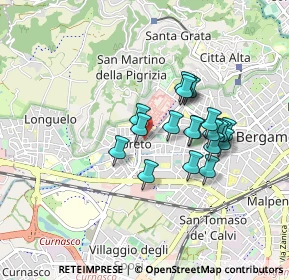 Mappa Via Mose del Brolo, 24128 Bergamo BG, Italia (0.7005)