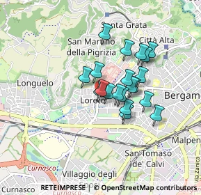 Mappa Via Mose del Brolo, 24128 Bergamo BG, Italia (0.6115)