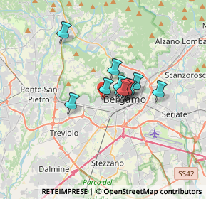 Mappa Via Mose del Brolo, 24128 Bergamo BG, Italia (2.05)