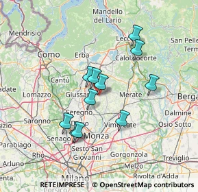 Mappa Via della Cascina Selva, 20842 Besana in Brianza MB, Italia (11.47091)