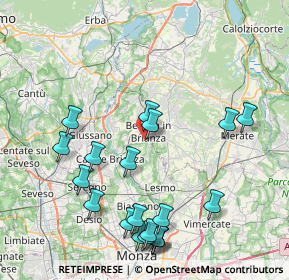 Mappa Via della Cascina Selva, 20842 Besana in Brianza MB, Italia (9.234)