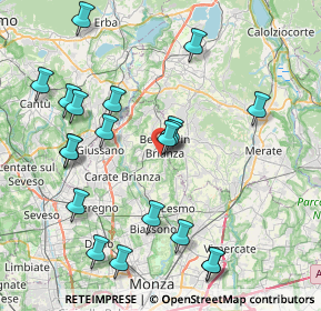 Mappa Via della Cascina Selva, 20842 Besana in Brianza MB, Italia (8.7985)