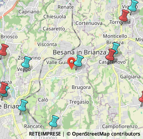 Mappa Via della Cascina Selva, 20842 Besana in Brianza MB, Italia (3.12308)