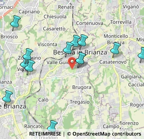 Mappa Via della Cascina Selva, 20842 Besana in Brianza MB, Italia (2.462)