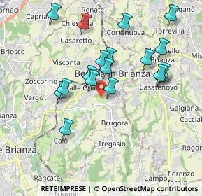 Mappa Via della Cascina Selva, 20842 Besana in Brianza MB, Italia (1.82889)