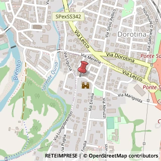 Mappa Via Marigolda,  20, 24035 Curno, Bergamo (Lombardia)