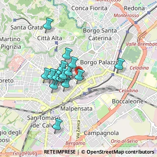 Mappa Galleria Cosimo Fanzago, 24121 Bergamo BG, Italia (0.72063)