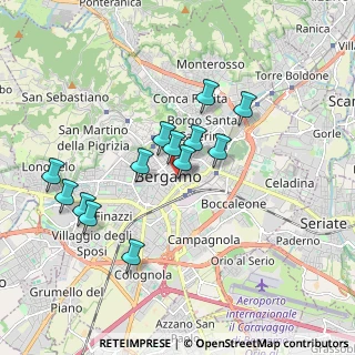 Mappa Galleria Cosimo Fanzago, 24121 Bergamo BG, Italia (1.62462)