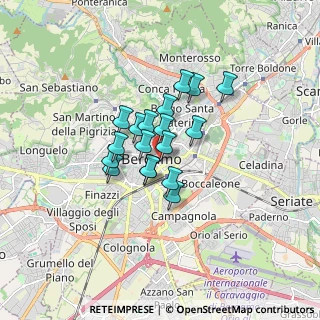 Mappa Galleria Cosimo Fanzago, 24121 Bergamo BG, Italia (1.08444)