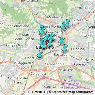 Mappa Galleria Cosimo Fanzago, 24121 Bergamo BG, Italia (1.03615)
