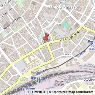 Mappa Via Angelo Maj, 16, 24121 Bergamo, Bergamo (Lombardia)