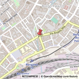 Mappa Via Angelo Maj, 11B, 24121 Bergamo, Bergamo (Lombardia)