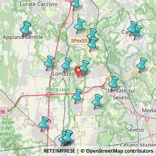 Mappa Via Beltramo da Bregnano, 22060 Bregnano CO, Italia (5.4835)