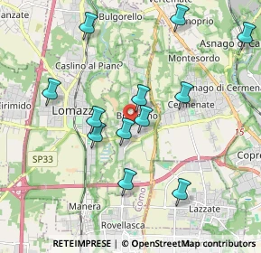 Mappa Via Beltramo da Bregnano, 22060 Bregnano CO, Italia (1.89333)
