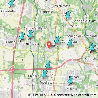Mappa Via Beltramo da Bregnano, 22060 Bregnano CO, Italia (2.74364)