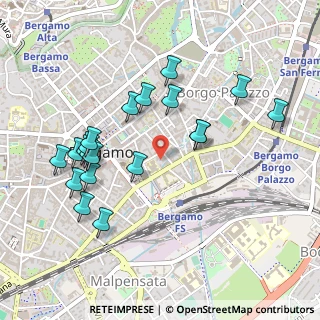 Mappa Via Clara Maffei, 24121 Bergamo BG, Italia (0.4965)