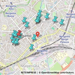Mappa Via Clara Maffei, 24121 Bergamo BG, Italia (0.547)