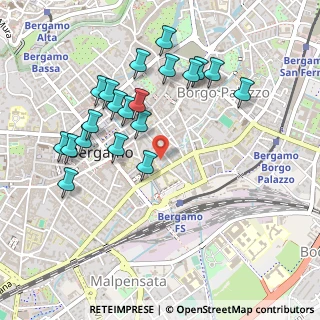 Mappa Via Clara Maffei, 24121 Bergamo BG, Italia (0.4915)