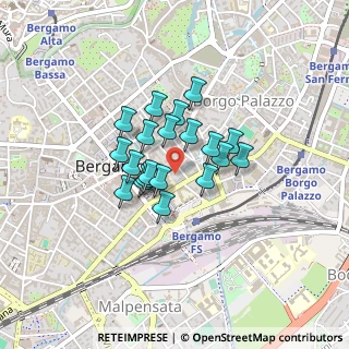 Mappa Via Clara Maffei, 24121 Bergamo BG, Italia (0.28)