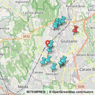 Mappa Via Nazario Sauro, 22066 Mariano Comense CO, Italia (1.79154)