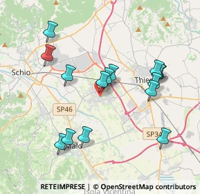 Mappa 36035 Marano vicentino VI, Italia (3.804)