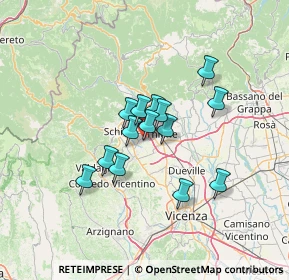 Mappa 36035 Marano vicentino VI, Italia (9.51714)