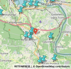 Mappa Via Castelletto Ticino, 28040 Borgo Ticino NO, Italia (3.18526)