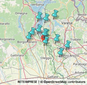 Mappa Via Castelletto Ticino, 28040 Borgo Ticino NO, Italia (10.29583)